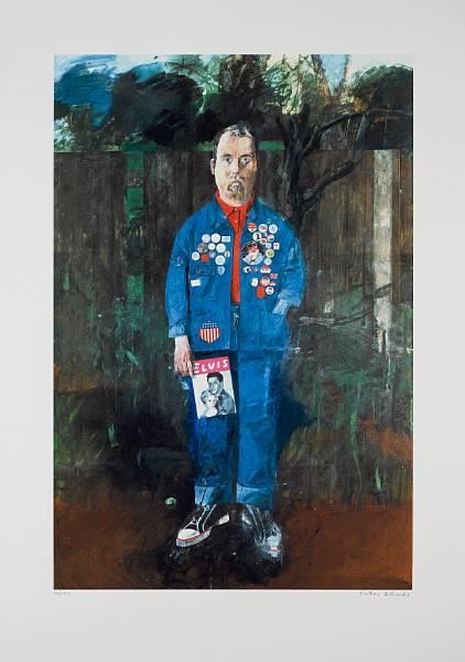 Peter Blake | 'Self-portrait with Badges' | MutualArt