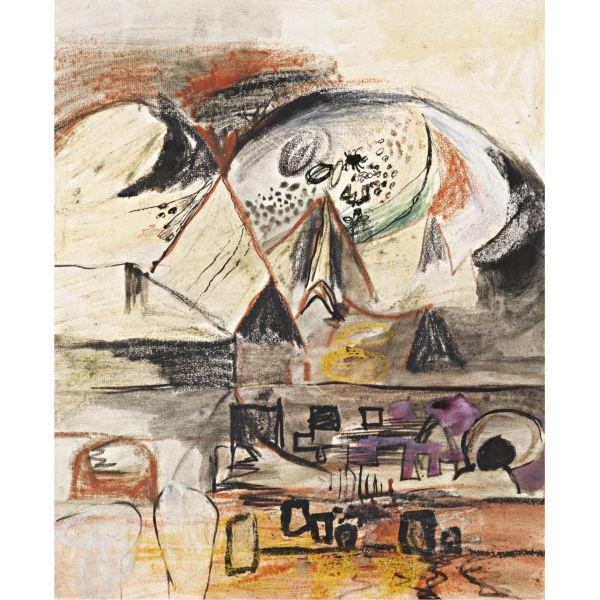 Graham Sutherland | Landscape with rocks | MutualArt