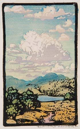 Lake Henshaw (Summer Clouds) by Frances H. Gearhart, circa 1930