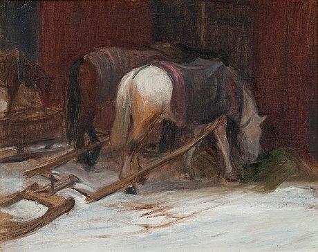 TIME TO REST by Vilho Sjöström, 1909