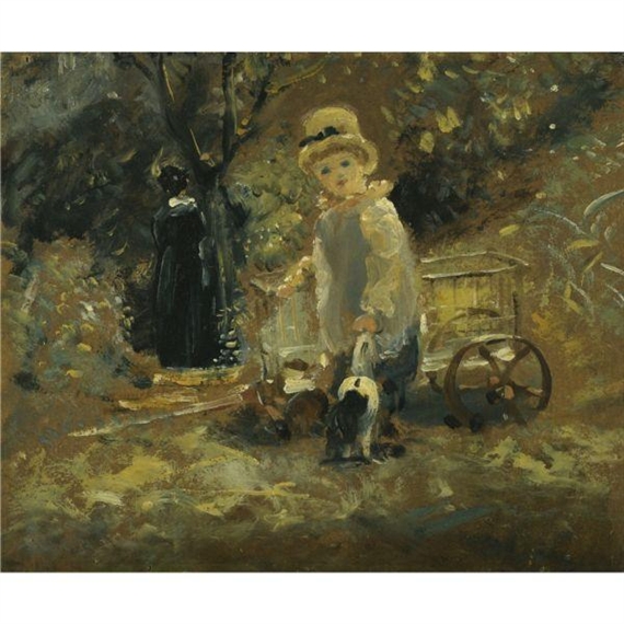 A Boy with a Toy Cart by John Constable