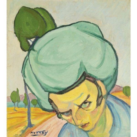 Moshe Mokady | Portrait of Hanna Rovina | MutualArt