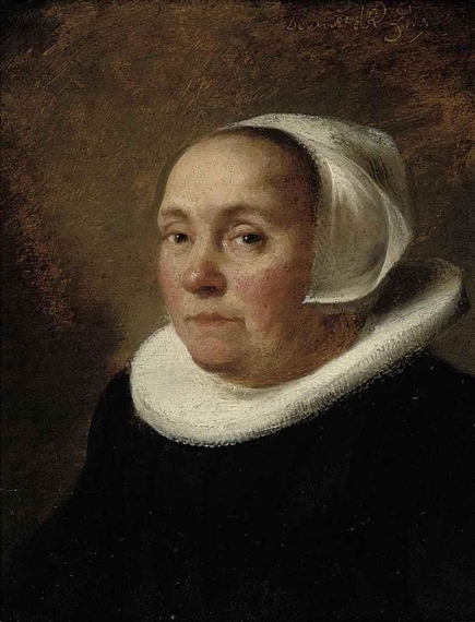 Dutch School, 17th Century | Portrait of a lady, bust length, in a ...