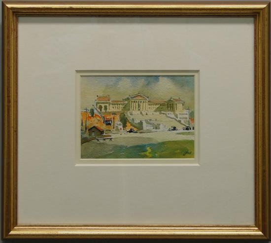 Artwork by John Dull, Philadelphia Art Museum, Made of Watercolor