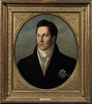 Portrait of archduke Georg Friedrich von Sachsen Weimar - Louise Caroline Sophie Seidler