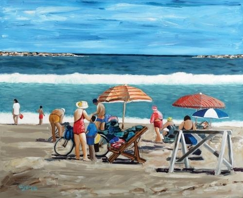 Tel Aviv Beach by Arie Azene