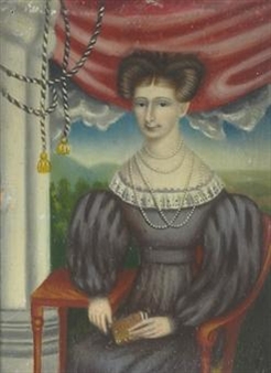 Portrait of Miss Elizabeth Newton - Erastus Salisbury Field