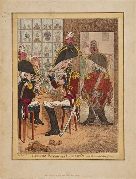 Heroes Recruiting at Kelsy’s by James Gillray, 1797