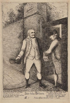 9 works: Caricatures - James Sayers