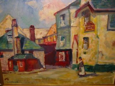 Stoop Inn, St Ives, Cornwall by Leonard Richmond