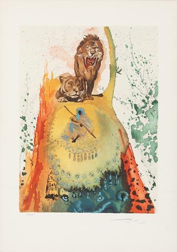 Les lions by Salvador Dalí