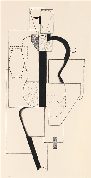Archaische Figur (Apoll) by Willi Baumeister, 1921