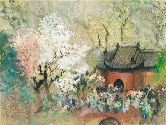 Langya Temple of Anhui by Qin Xuanfu, 1986