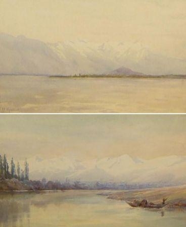 Artwork by J.P. Wyldeblode, 2 Works: Alaskan Views, Made of Watercolour