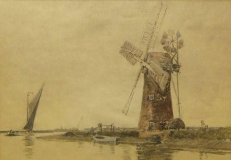 Norfolk Marshes by Charles Mayes Wigg