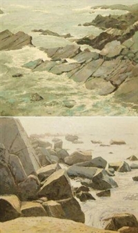 Rocks Off Coast of Guernsey - Anne Farncombe