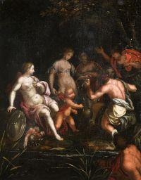 Artwork by Bartholomeus Spranger, Le jugement de Pâris, Made of canvas