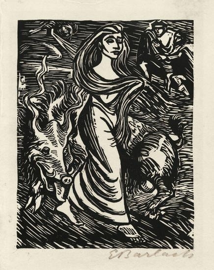 20 works: Goethe Walpurgisnacht by Ernst Barlach, 1923