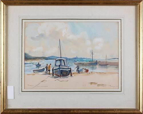 Boats in the Scilly Isles by Jean Dryden Alexander