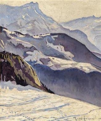 "Dent de Morcles" by József Biró