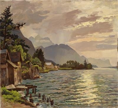 "Weissenbach on Attersee" by Karl Tucek