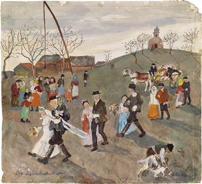 "The Swabian Wedding" by Oskar Laske