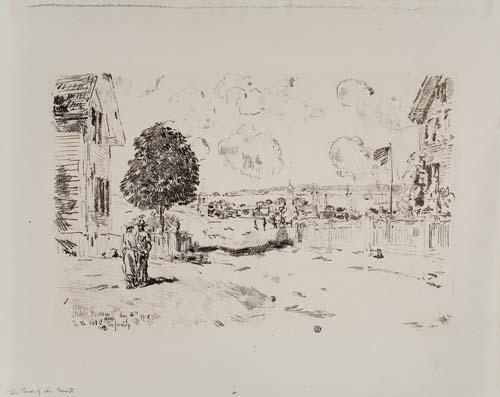The Court, Gloucester by Childe Hassam, 1918