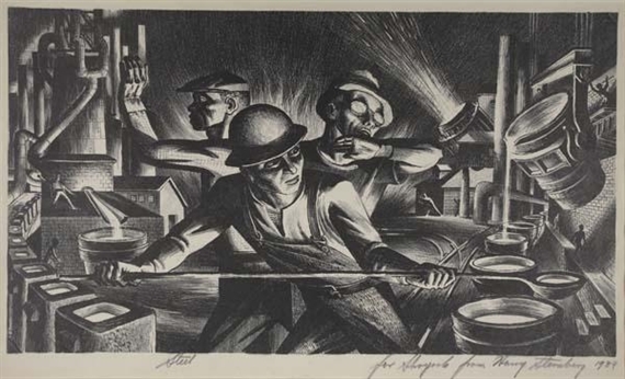 Harry Sternberg | Steel (Circa 1940) | MutualArt