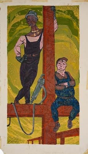 Harry Sternberg | Steel Workers (1950) | MutualArt