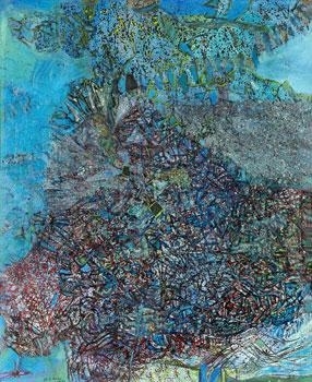 Opera di Henri Sert, Composizione, fatta di olio su tela
