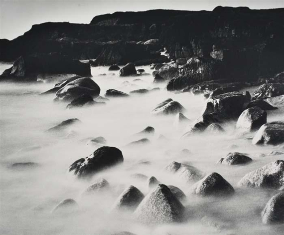 Sea & Rocks, Pacific Grove Coast by Wynn Bullock, 1966