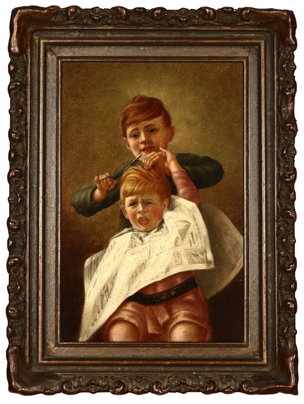 Hugo Possner | A Difficult Haircut | MutualArt