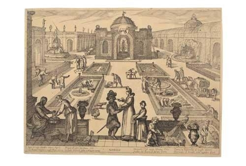 Set of 11 Works: The Months of the Year by Antonio Tempesta, Circa 1590