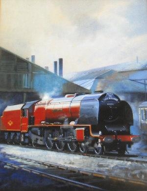 British School, 20th Century | Steam locomotive engine RCTS The East ...