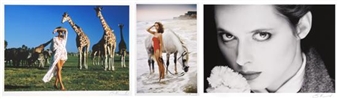 A group of three inkjet prints, two from Vogue, one portrait of Isabella Rossellini from Harper's Bazaar - Stan Malinowski