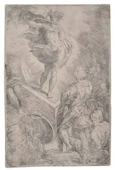 The Resurrection by Parmigianino, circa 1535