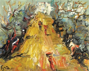 Figures in Safed - Isaac Frenel