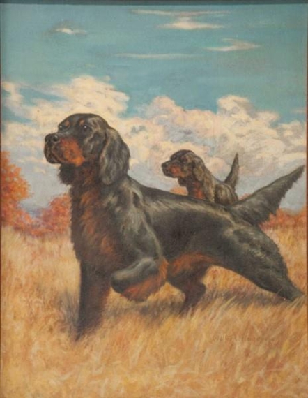 Gordon Setters by Walter Hemenway