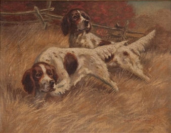 Two Setters - Walter Hemenway