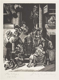 The Steps - Fritz Eichenberg