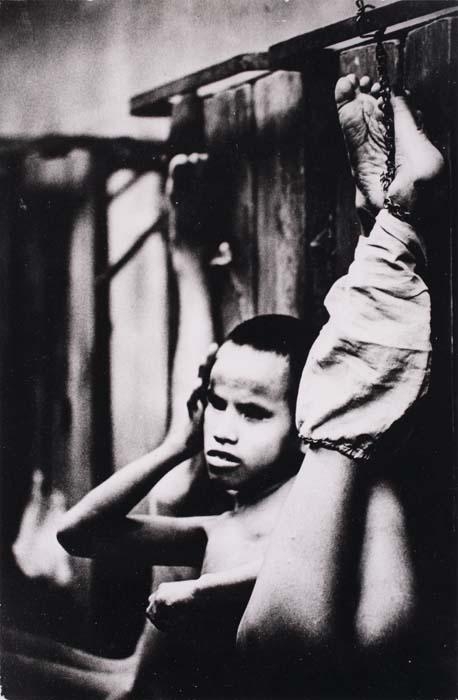 Artwork by Philip Jones Griffiths, Demented Boy, Vietnam, Made of Silver print