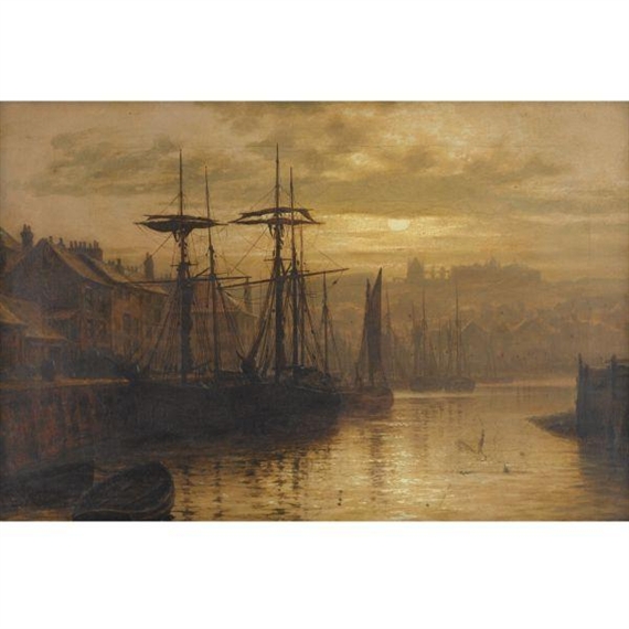 Whitby by Louis Hubbard Grimshaw, 1899