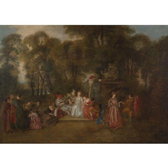 Fete Galante by Jean-Antoine Watteau