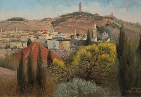 Jerusalem by Jacob Eisenberg, 1950s