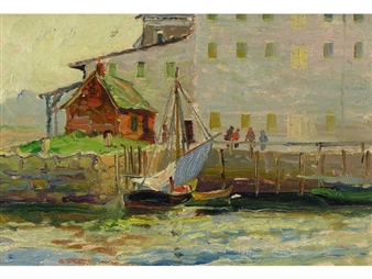 MORNING IN THE HARBOUR - Hal Ross Perrigard