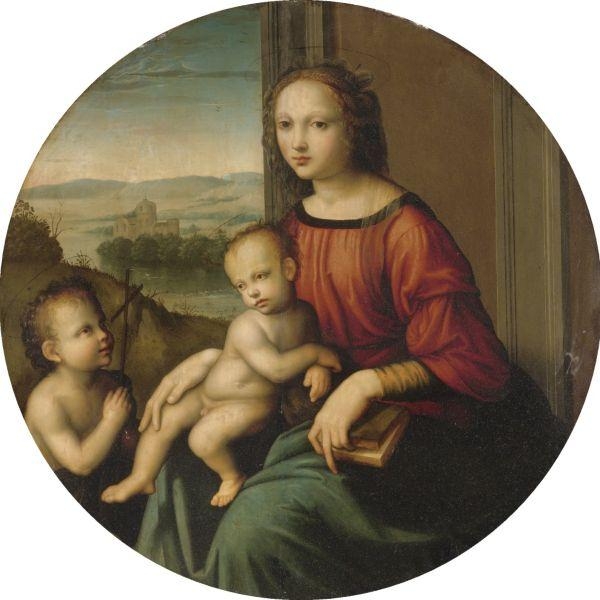 Francesco Granacci | Madonna And Child With The Infant Saint John The ...