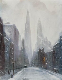 Lexington Avenue Looking South - Leon Dolice