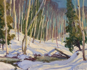 SUNLIGHT ON THE SNOW - George A. Kulmala