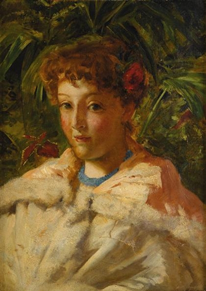 THE BLUE NECKLACE by Robert Ponsonby Staples