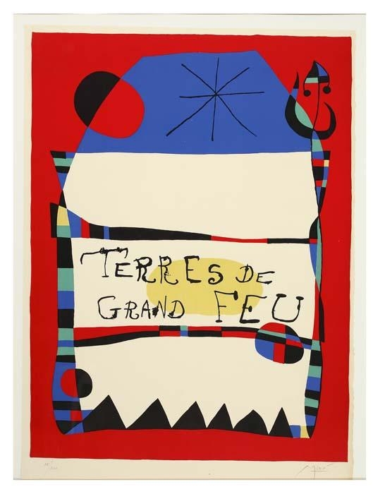 Terre de Grand Feu by Joan Miró, 1956